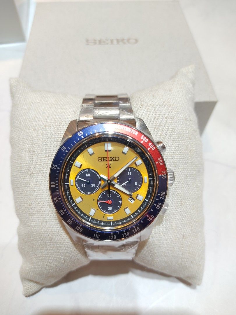 SEIKO PROSPEX- SPEEDTIMER SSC947P1 (Category: Luxury Watches) located in Mandaluyong City. Submitted by watchsquadph (Listing ID 1450811655, Image 1). Description: SEIKO PROSPEX - SPEEDTIMER SSC947P1 (Complete Set) 💯Brand new. 100% Authentic. YOU will be the first owner and warranty is registered to you. Case diameter: 41.5mm Water resistance: 100 meters Movement: Solar-powered Power Reserve: 6 to 9 months Glass: Sapphire Crystal Cash Discounted