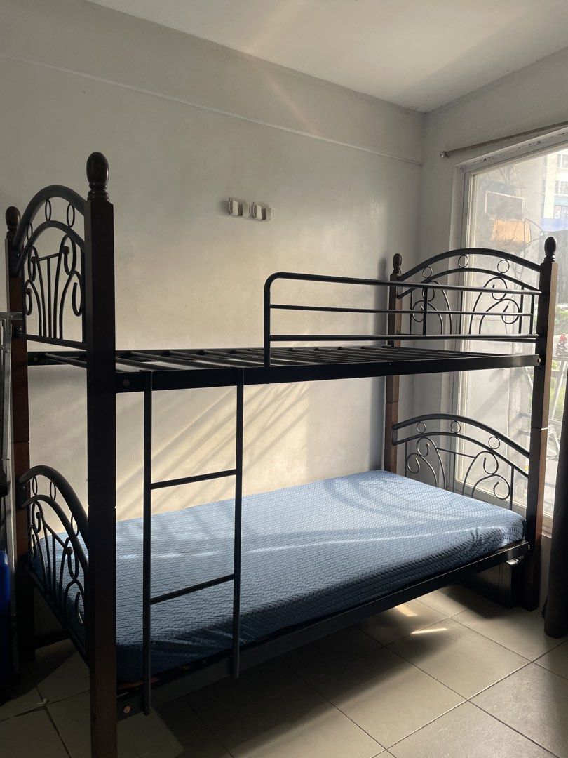 Single Double Deck Bed Frame (Category: Bed Frames & Mattresses) located in Manila. Submitted by maki5230 (Listing ID 1450804102, Image 1). Description: 🚨 MOVING-OUT SALE 🚨 Double Deck Bed – Like New (Used for only 3 months) 💰 Price Negotiable for Sure Buyer 📍 Guadalupe Nuevo, Makati 📩 PM for details.