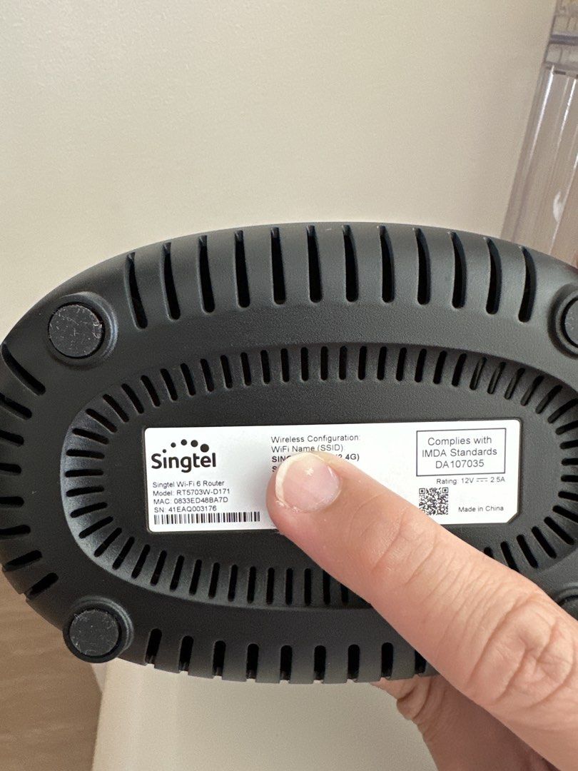 Singtel Wifi 6 Router514445806918717442