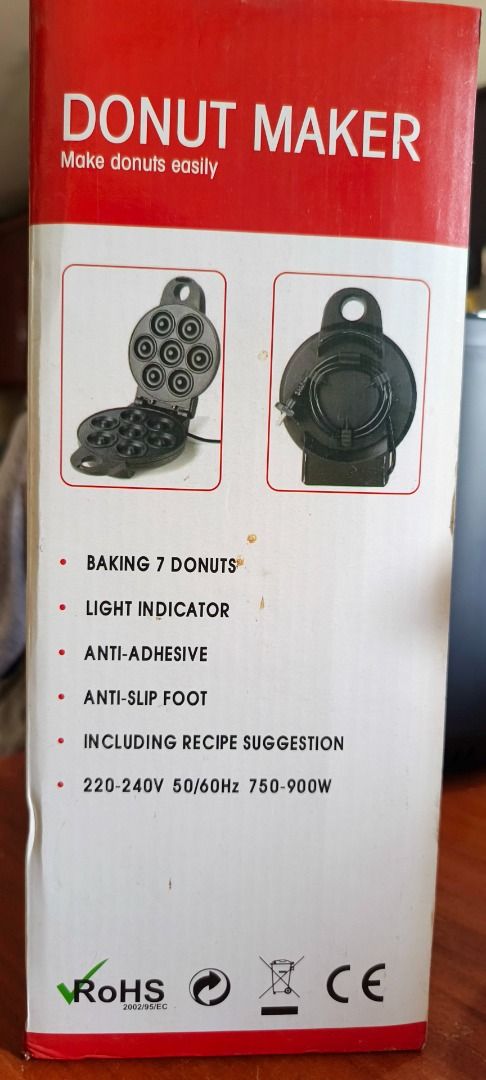 SOKANY AJ-3103A Donut Maker - Bakes 7 Donuts (Category: Other Kitchen Appliances) located in Lipa City. Submitted by yummybabe (Listing ID 1450823415, Image 3). Description: Never been used, makinis na makinis, RFS: Decluttering Price: PHP 600 negotiable, PM bka mgkasundo - Bake 7 delicious donuts at home with the SOKANY donut maker. - Features an anti-adhesive surface for easy cleaning. - Includes a light indicator for convenience. - Anti-slip f