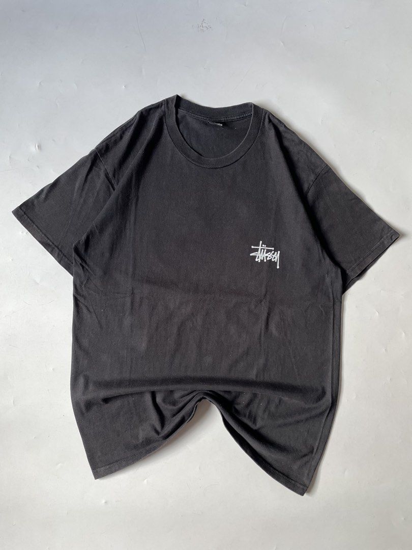Stüssy Cotton T-shirt (Category: Tshirts & Polo Shirts ) located in Baguio. Submitted by chronicles_cache (Listing ID 1450844751, Image 1). Description: Condition: Great Size tagged: XL Width: 21 Length: 30.5 Shoulder: 20.5 Sleeve: 8.