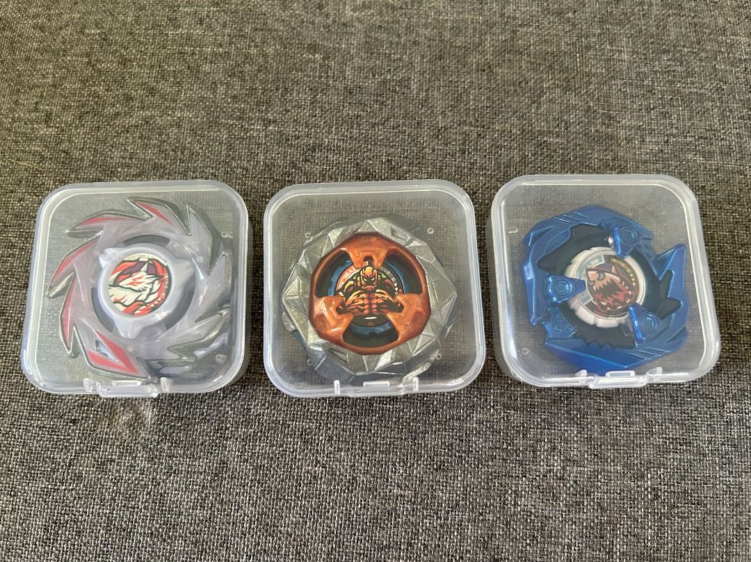 Takara Tomy Beyblade Lot - Various Models (Category: Action & Battle Toys) located in San Fernando. Submitted by kohmonica00 (Listing ID 1450740381, Image 2). Description: 🔥 Brand New Beyblade ✅ Brand New 💰 ₱1,500 take all 📍 Pampanga 📦 Shipping via J&T or Lalamove (buyer's expense) 💬 Comment or PM to reserve. First to pay, first served!.
