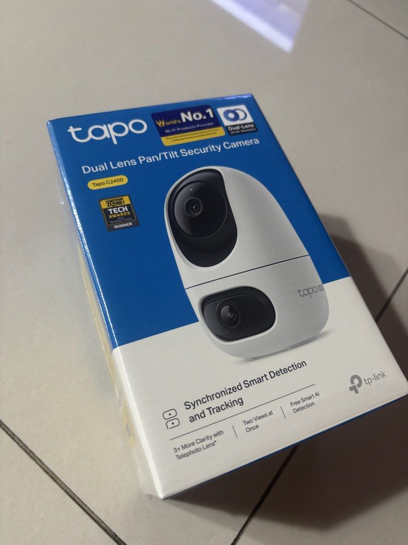 Tapo Dual Lens Pan/Tilt Security Camera Tapo C245D
