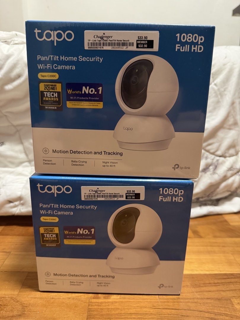 Tapo Pan/Tilt Home Security Wi-Fi Camera 1080p Full HD