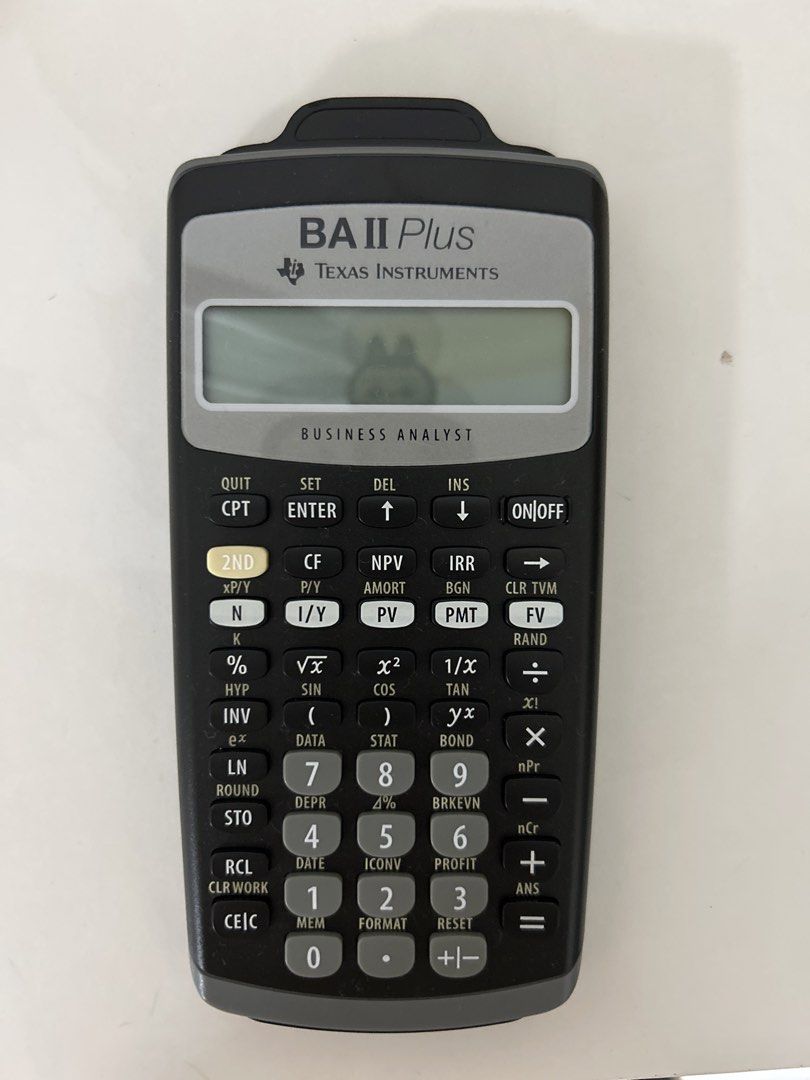 NUS NTU SMU Texas BA II Plus Financial Calculator