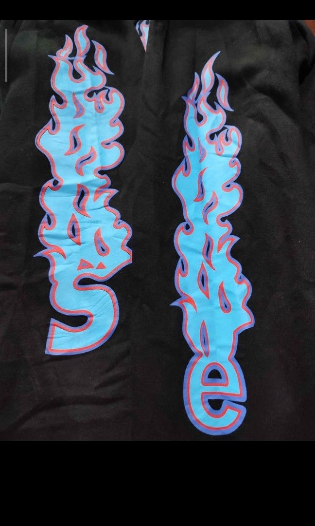 Thrasher San Francisco Flame Hoodie (Category: Hoodies) located in Caloocan City. Submitted by daveespino81318 (Listing ID 1450879781, Image 3). Description: - Black Thrasher hoodie - Features flame graphic - Classic Thrasher logo and "San Francisco" text - Ideal for skating or casual wear.