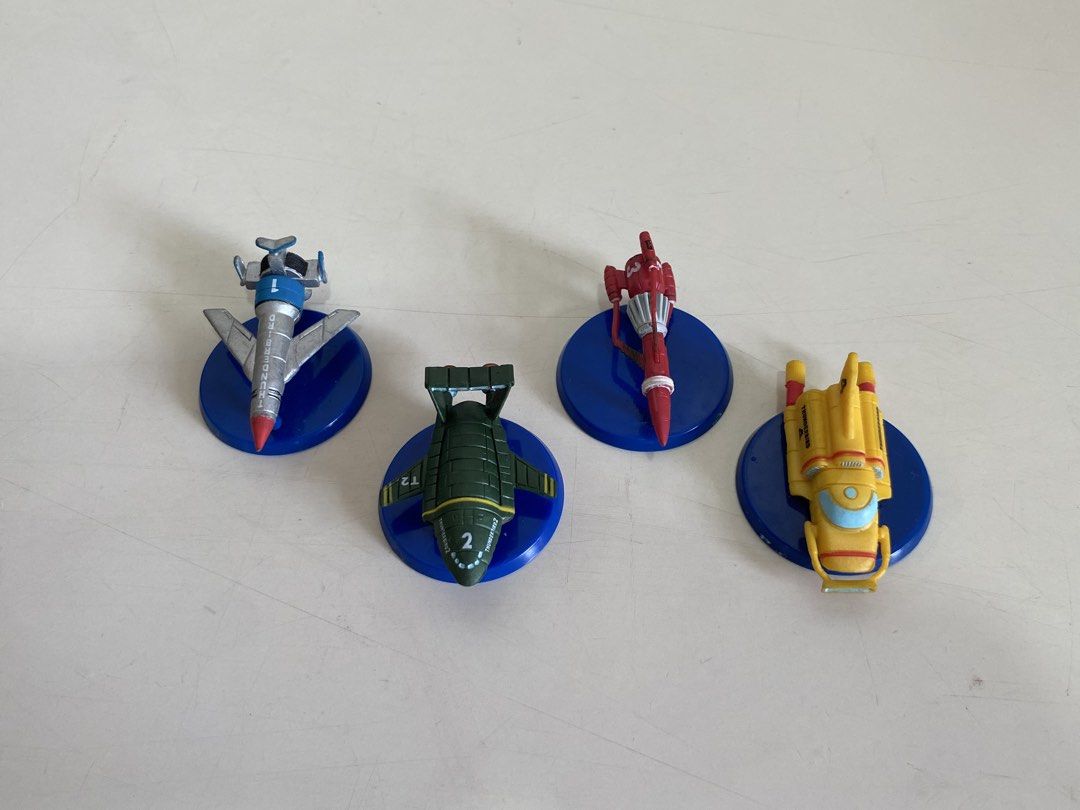 Thunderbirds miniature set (4 pieces) (Category: Vehicle & Diecast Models) located in Santa Rosa. Submitted by toysandusbmg (Listing ID 1450923123, Image 3). Description: Thunderbirds miniature set (4 pieces) ~ Preowned items From Japan. - Good for collector or display item - Sold as set.
