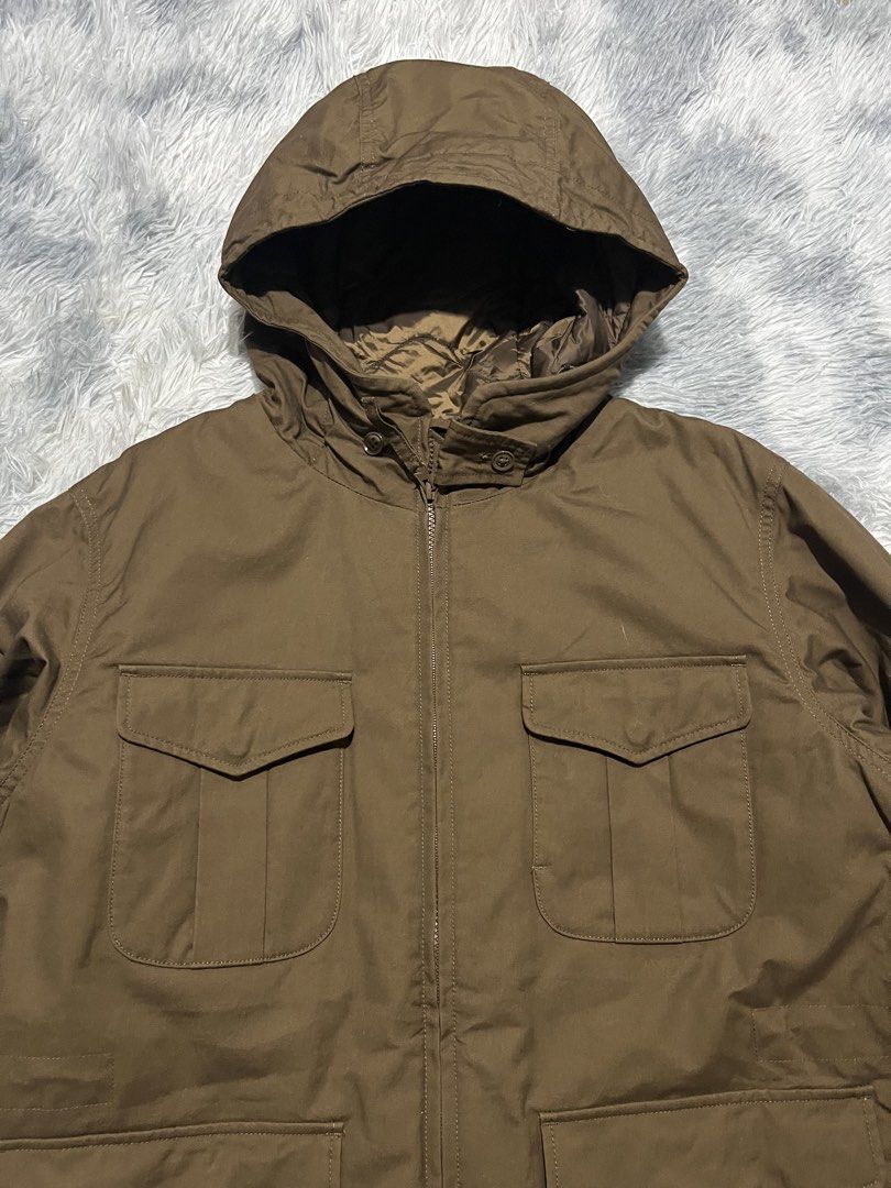 Uniqlo x Engineered Garments HEATTECH Warm Padded Utility Jacket (Category: Coats, Jackets and Outerwear) located in Sasmuan (Sexmoan). Submitted by winterclothes.ph (Listing ID 1450847566, Image 2). Description: Uniqlo x Engineered Garments HEATTECH Warm Padded Utility Jacket S on tag fit up to Large Width 23.5 Length 28 Excellent Condition.