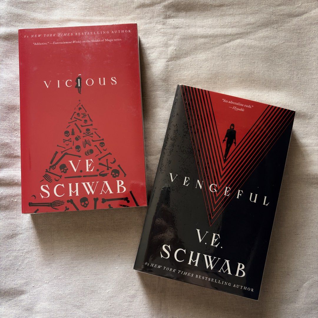 Vicious and Vengeful by V.E. Schwab (Category: Storybooks) located in Silang. Submitted by delulubean (Listing ID 1450783582, Image 1). Description: Never Used Authentic (Original Copy) - no markings or highlights - refer to photos for current condition - gcash or maribank mop - grab, lalamove or j&t mod 📍Silang, Cavite.