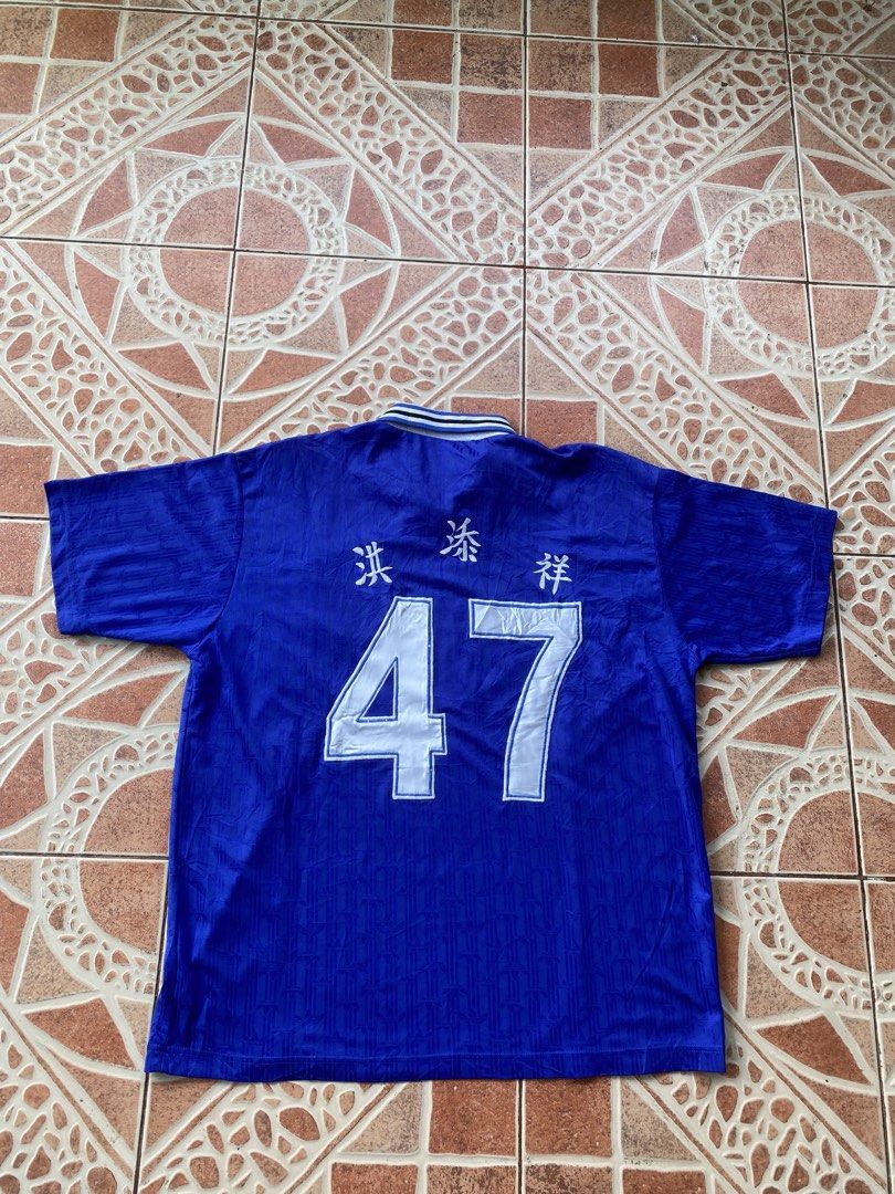 Vintage adidas soccer jersey (Category: Activewear) located in Cebu City. Submitted by griftandgrind (Listing ID 1450837133, Image 2). Description: Vintage adidas soccer jersey Excellent condition no issue Color rate: 9.5/10 Size Xl (25.5W 30L) Details already posted 485 ship .