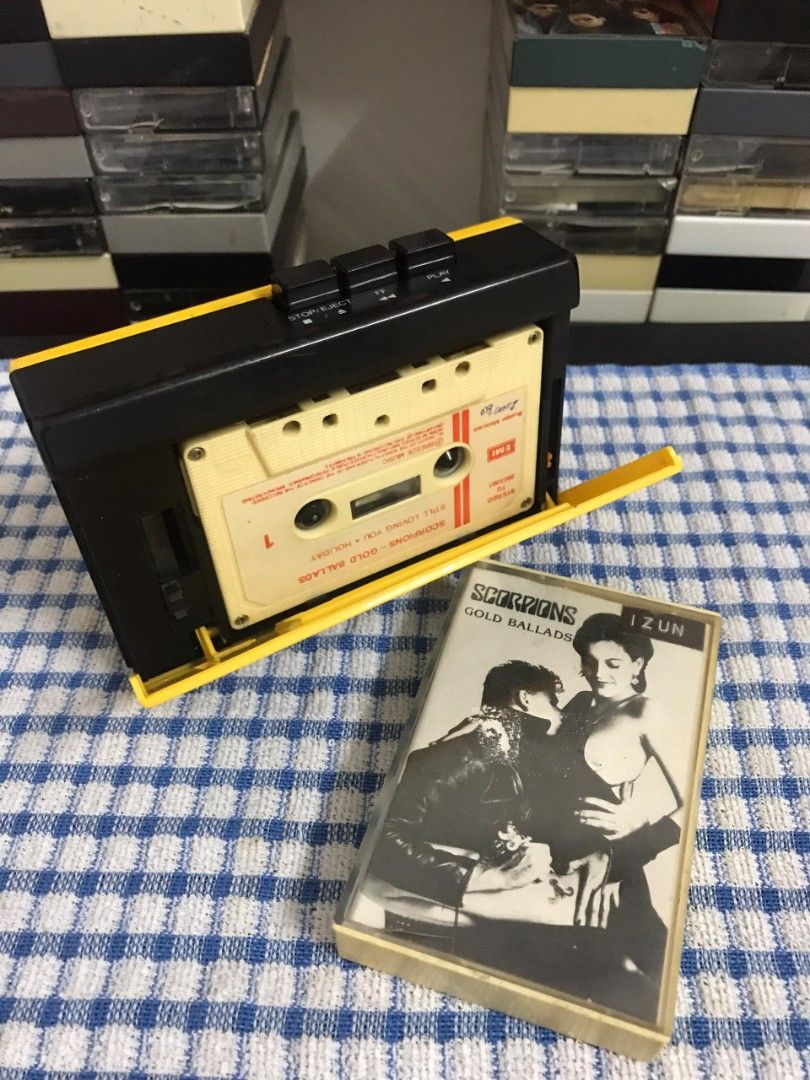 Vintage Sharp Walkman AM FM Portable Cassette Player JC-125 (Y) (Category: Portable Music Players) located in Subang Jaya. Submitted by idlestuff (Listing ID 1450814680, Image 2). Description: Preloved. Not For Fussy Customer! Vintage Sharp Walkman AM FM Portable Cassette Player JC-125 (Y). Good working condition Playback working FF functions AM FM frequency clear Volume and button good New belts replacement Yellow colour Sell as is vintage piece