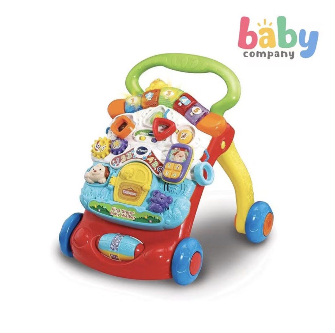 VTech 1st Step Baby Walker - Green (Category: Infant Playtime) located in Manila. Submitted by ririkah (Listing ID 1450908369, Image 2). Description: - VTech 1st Step Baby Walker in Green - Packed with interactive toys and activities - Aids in learning to walk - Promotes development of motor skills - Original Price: P3,399 -.