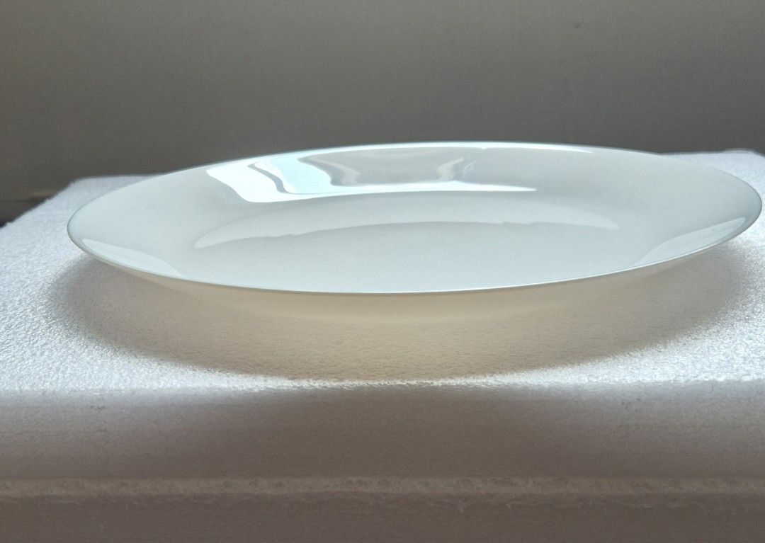 White Ceramic Dinner Plates @$1.00 ea (Available 24pcs)514625291609057282