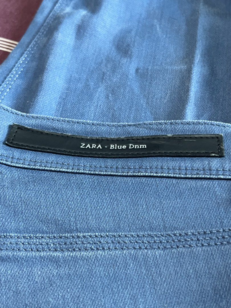 Zara Man Blue Denim Jeans (Category: Jeans) located in Las Pinas. Submitted by sabsking (Listing ID 1450814705, Image 3). Description: - Brand: Zara Man - Color: Blue Denim - Size: EUR 34 / USA 34 - Fit: Straight Fit - Origin: Made in Turkey -stretchable soft denim ₱750 plus sf.