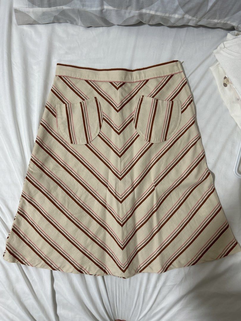 ZARA Striped Whimsy Midi Skirt (Category: Skirts) located in Cabanatuan. Submitted by wompywompy (Listing ID 1450913323, Image 1). Description: .