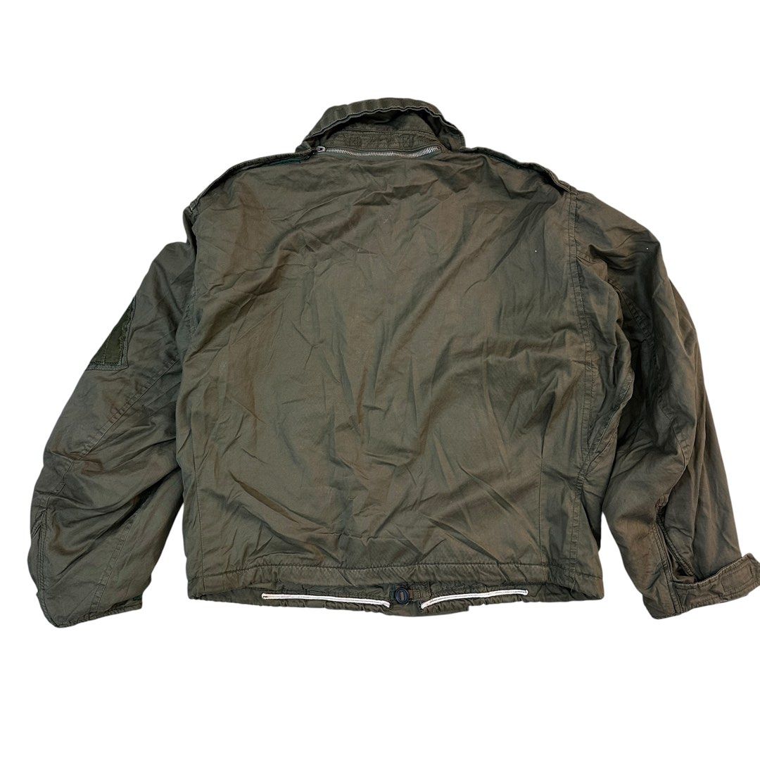 1969 Dated British Army RAF MK3 Cold Weather Flying Jacket (Category: Coats, Jackets and Outerwear) located in Lapu Lapu. Submitted by nervecloset (Listing ID 1451073492, Image 2). Description: 1969 Dated British Army RAF MK3 Cold Weather Flying Jacket Rare Vintage Piece size 6 on tag Pit-to-Pit = 24.5 inches Length = 23 inches Very good condition 15650 + sf.