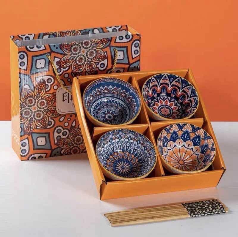 4 pcs ceramic bohemian bowl gift set (Category: Coffee & Tea Tableware) located in Manila. Submitted by yzcartph (Listing ID 1451130316, Image 1). Description: .