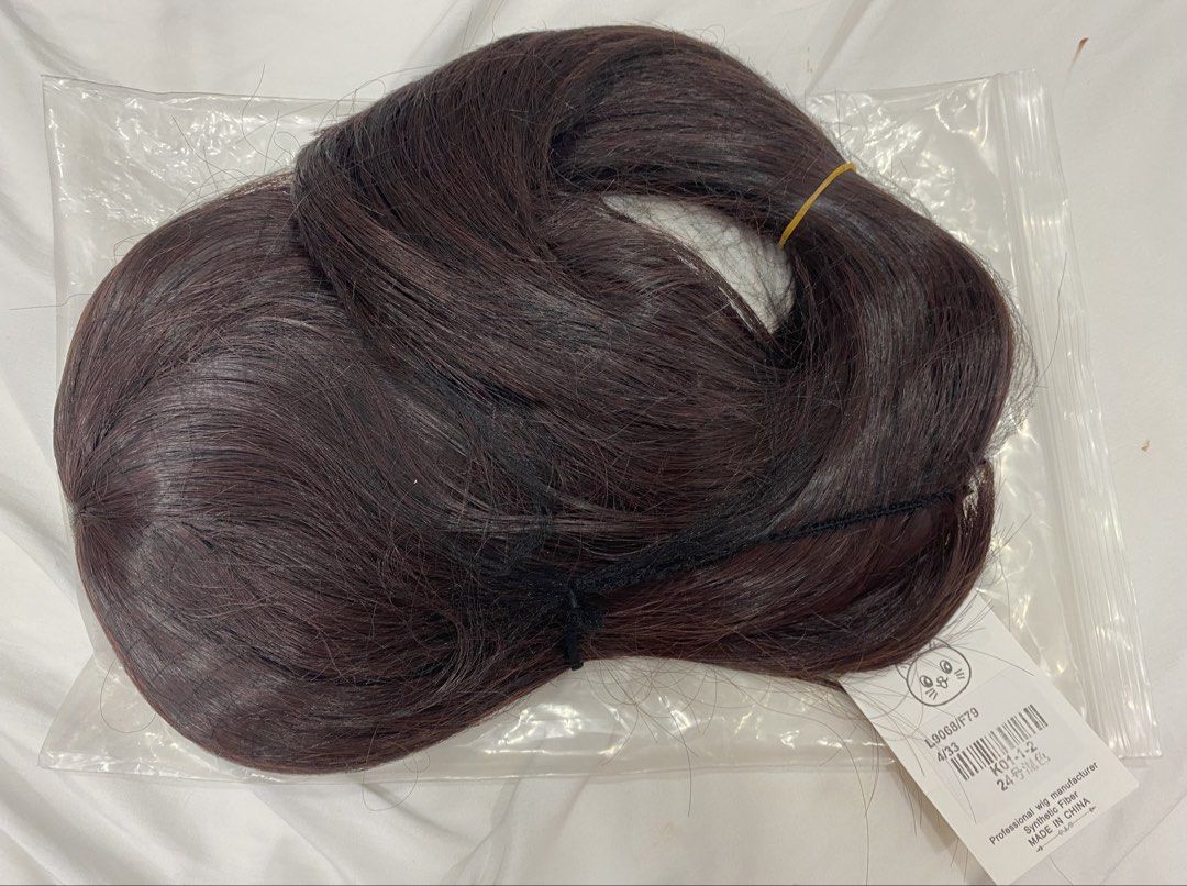 60cm Dark Brown Manmei Cosplay Wig (Category: Hair Accessories) located in Las Pinas. Submitted by eudixira (Listing ID 1451038100, Image 1). Description: Brand new Dark brown wig RFS: wrong shade .