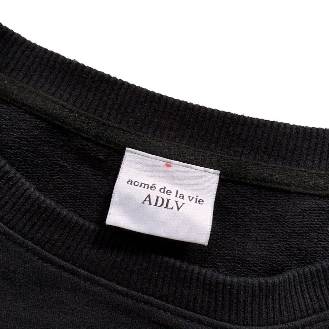 ADLV, Acmé De Lavie, Teddy Bear Black Pull Over Sweater (Category: Hoodies) located in Manila. Submitted by s0leilrouge (Listing ID 1451055944, Image 3). Description: ADLV, Acmé De Lavie, Bear Black Pull Over Sweater Size L W 24 L 27 Issue - None Color rate 10/10 Washed 300 + SF .