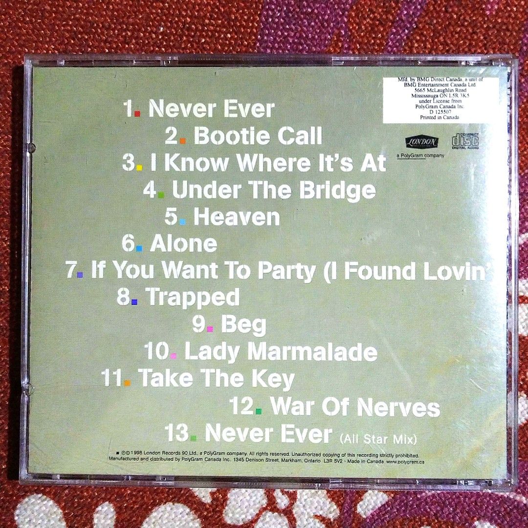 All Saints - All Saints CD Album (Category: CDs & DVDs) located in Taguig. Submitted by znarfscriber (Listing ID 1450974122, Image 2). Description: All Saints Self-titled CD Album Made In Canada London Records 1998 Cover: EX Media: NM RFS: Decluttering/Need Funds.
