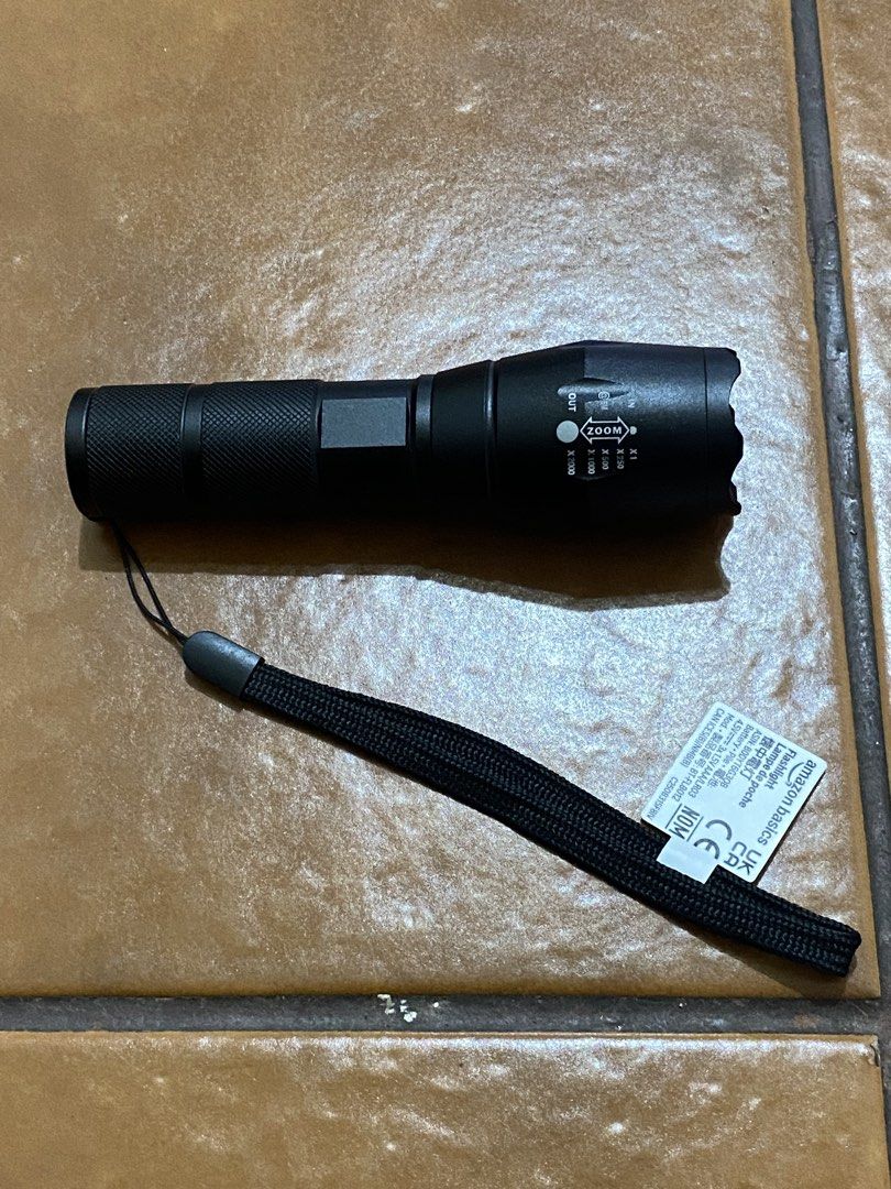 Amazon Basics Led Flashlight (Category: Accessory Holder, Box & Organizers) located in Taytay. Submitted by fromdoolig (Listing ID 1451122103, Image 2). Description: Amazon Basics Led Flashlight New with Box Opened for Testing Clear Lighting, No scratches P680+sf Mode of Payment: Gcash only [Payment First] Courier Service: JNT or Lalamove [No Cop/d] alamove: Customer shall shoulder all fees.