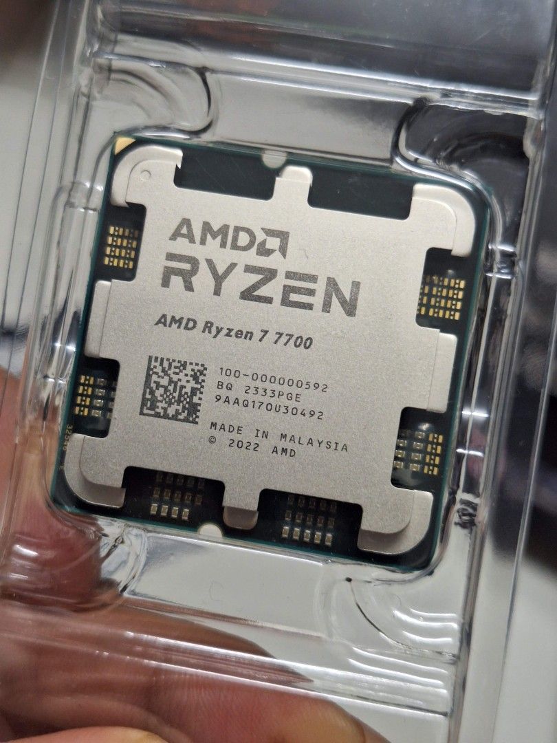 AMD Ryzen 7 7700 8-Core Processor for desktop windows pc amd am5 cpu ddr5
