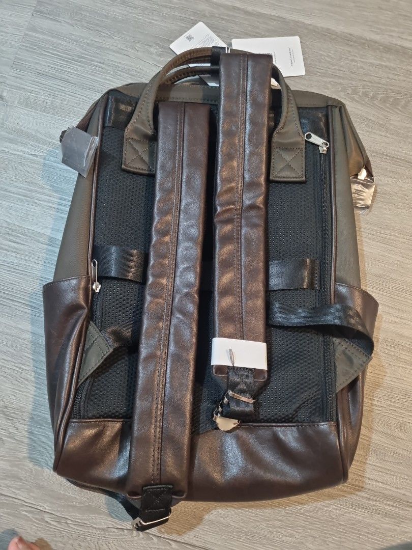 anello faux leather mini backpack brown Ella anello Faux Leather Exterior Backpack