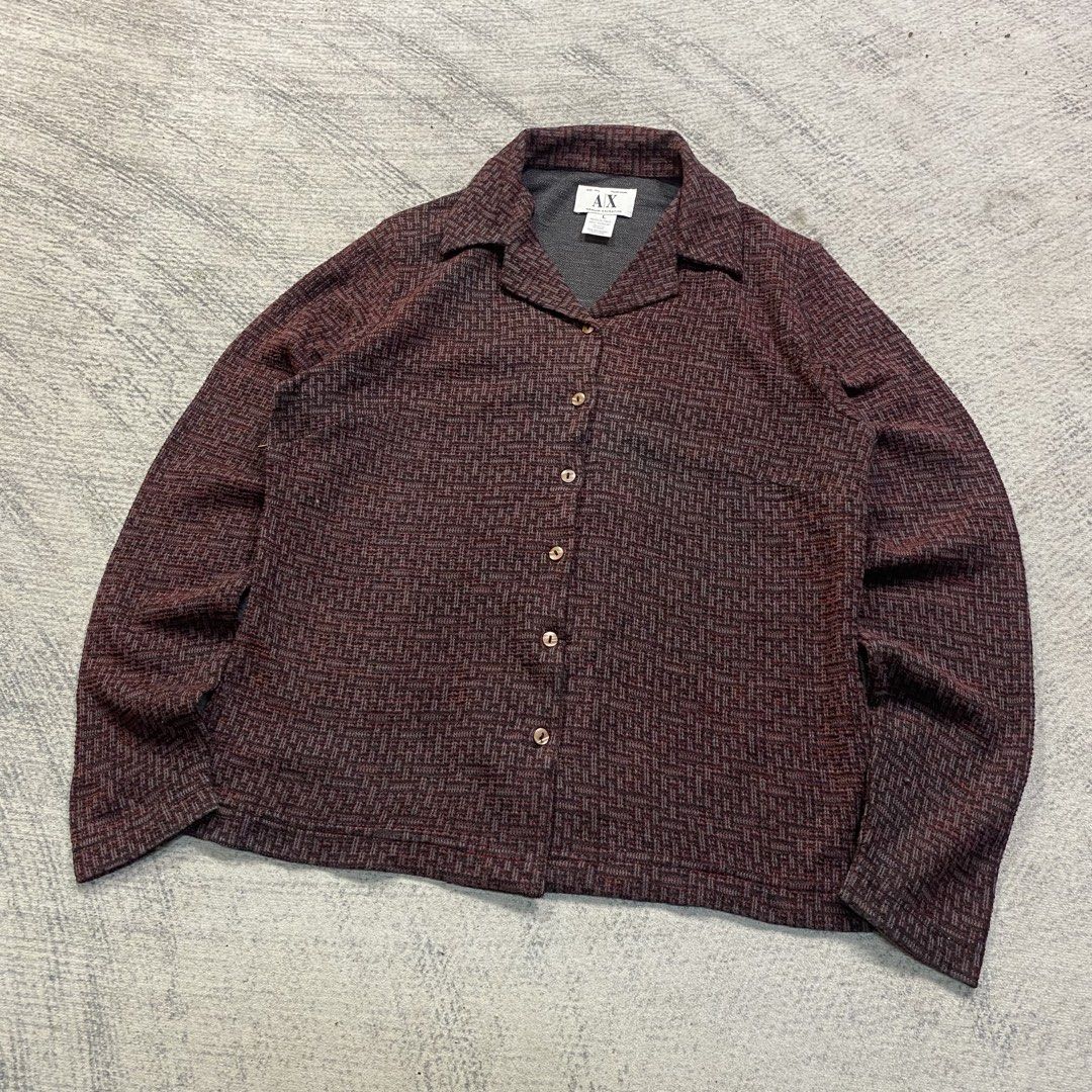 Armani Exchange Button Up Shirt Made in Italy (Category: Shirts) located in Ketereh. Submitted by simplethrift (Listing ID 1451076867, Image 2). Description: ‼️RUJUK SEMUA GAMBAR DETAIL‼️ 🔹GOOD CONDITION 🔹P18.5” x L24” 🔥UTK RESPON PANTAS WHTSAPP🔥 📲 0️⃣1️⃣7️⃣9️⃣1️⃣6️⃣0️⃣0️⃣1️⃣5️⃣ 🎁 Postage: Rm10 (WM) / Rm15 (Borneo) @ DFOD (bayar pd J&T) .