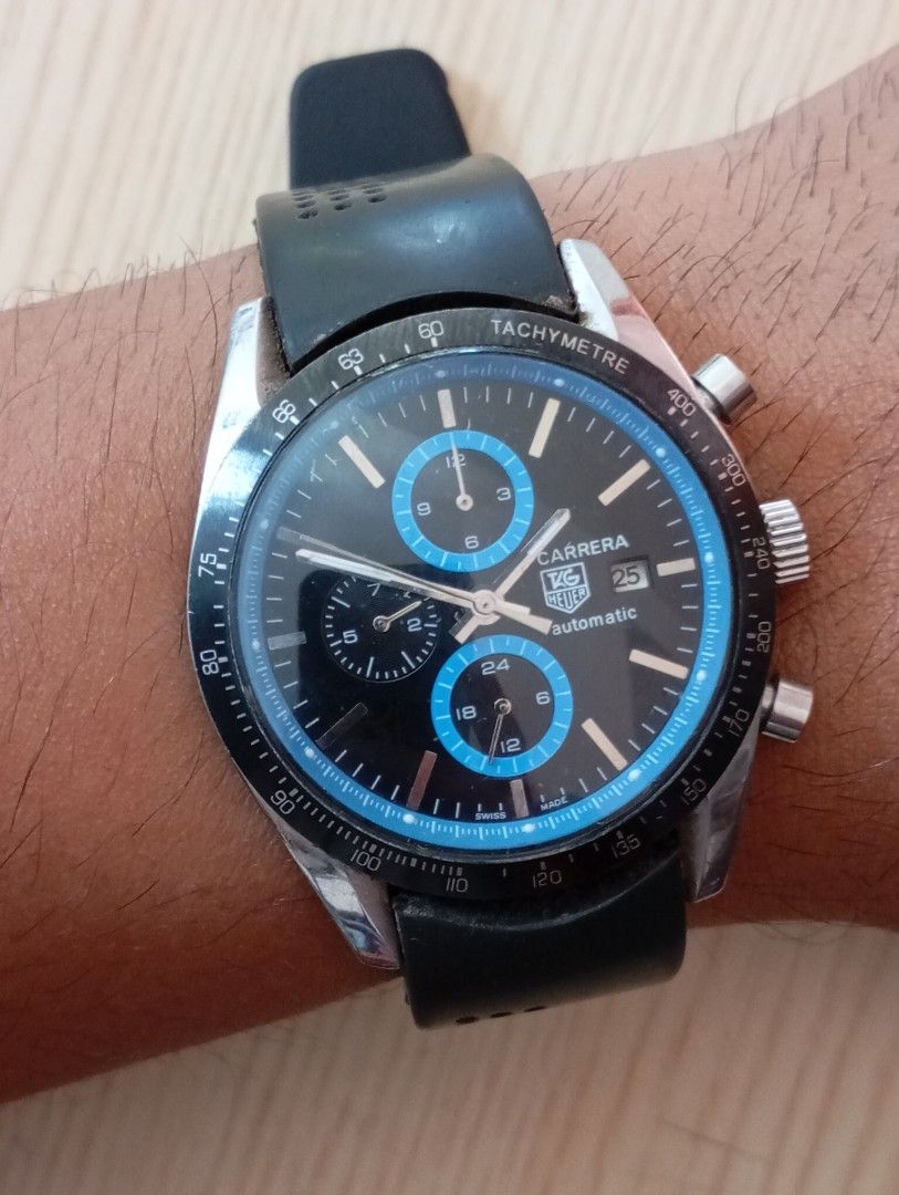 Automatic (Category: Men's Watches) located in Las Pinas. Submitted by quick_deals_great_finds2 (Listing ID 1450986690, Image 3). Description: Automatic with chronograph function 38mm medium unisex Fully functional keeps time.