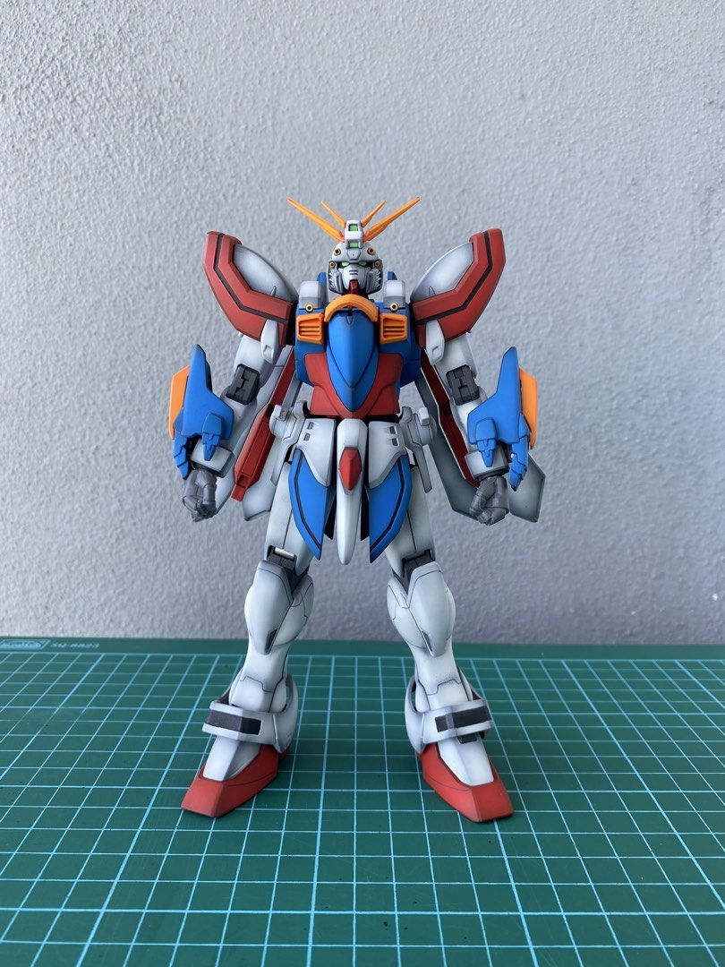 Offer!!! Bandai MG 1/100 God Gundam (Painted) (Category: Toys & Games) located in Balakong. Submitted by comech85 (Listing ID 1451034290, Image 1). Description: Bandai Master Grade Scale 1/100 God Gundam Painted (Shading) Matte coated Extra accessories as shown in the picture With manual No box Price not include post WM RM10 EM RM18.