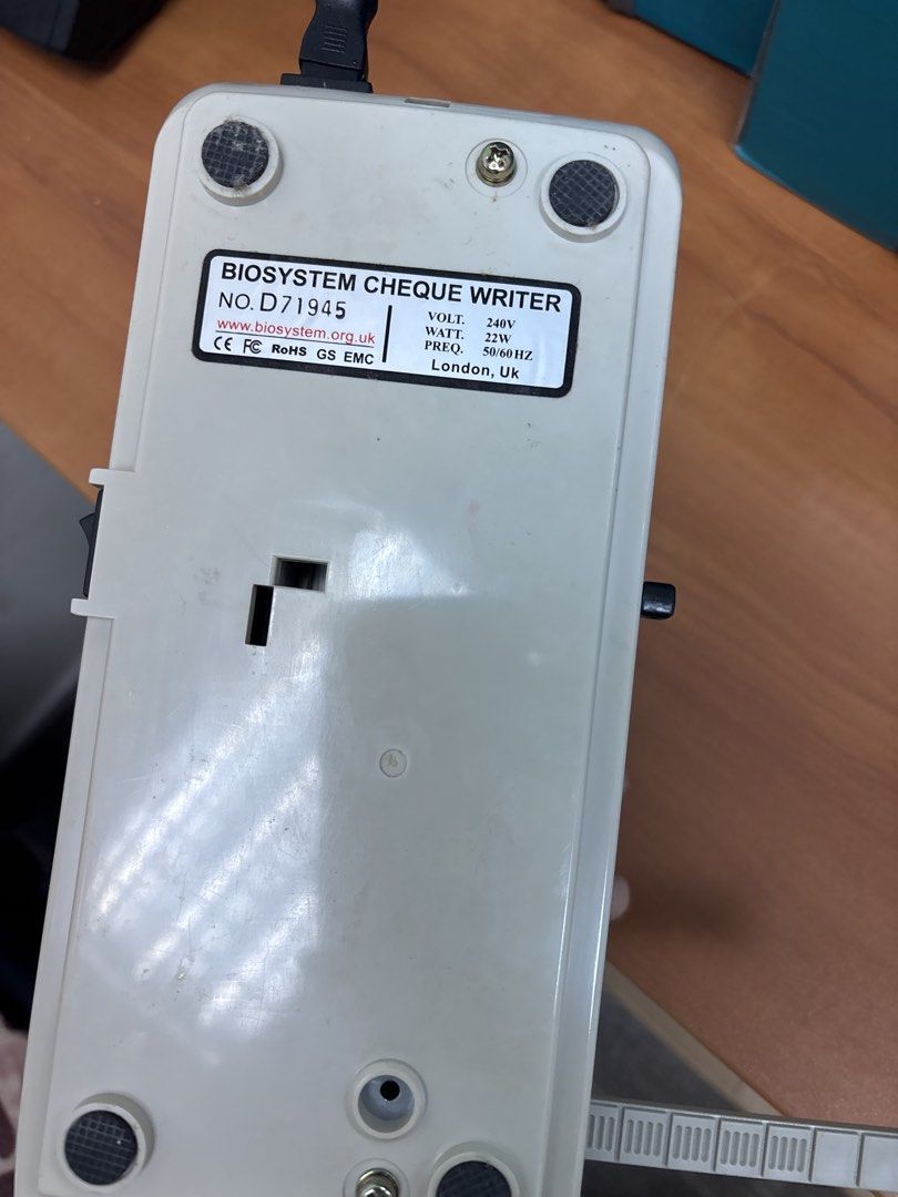Biosystem Cheque Writer EC-7A515504135378063361