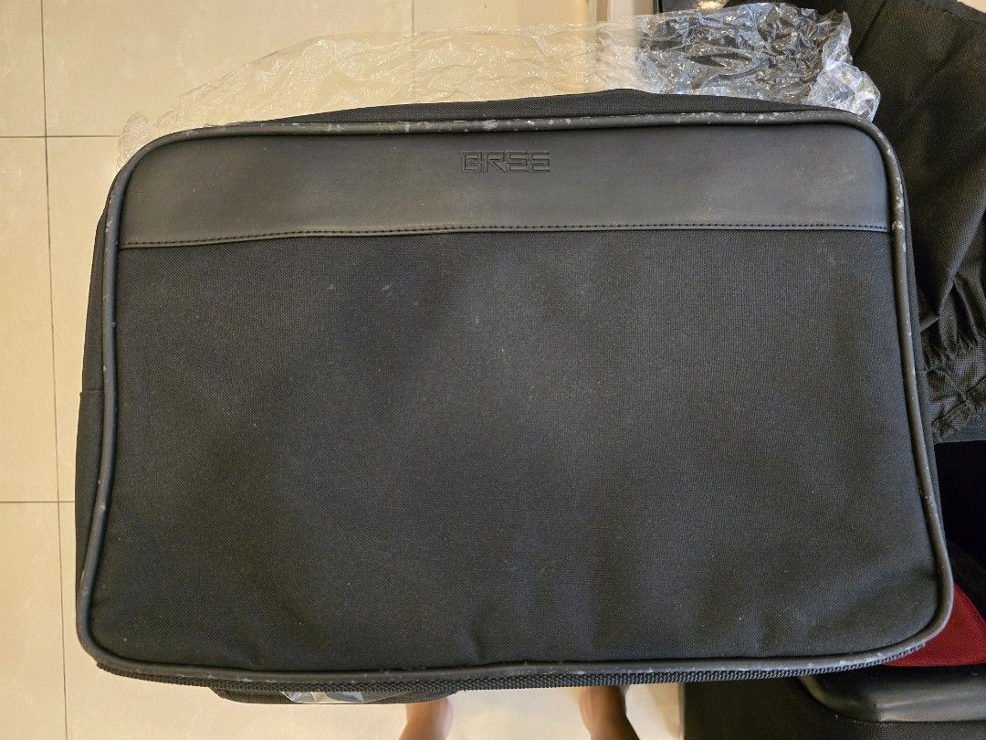 BREE Black Laptop Bag with Dust Bag & Additional Accessories