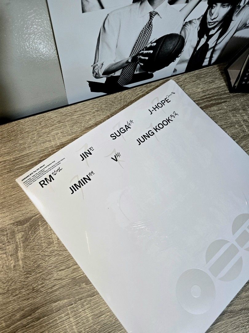 BTS Arirang Vinyl Deluxe (Category: Vinyls) located in Mandaluyong City. Submitted by paradise_ot7shop (Listing ID 1451073162, Image 3). Description: ON-HAND: BTS Arirang Vinyl Deluxe edition (SEALED) B&W Ver. / Color Ver. P 3000 each P 5000 for both +lsf PAYO No Reservations MOP: GCASH, UB, BDO MOD: SDD (booking c/o buyer on given schedule), LBC only. Weekend shipping only. No rush orders. Location: Mandaluyong.