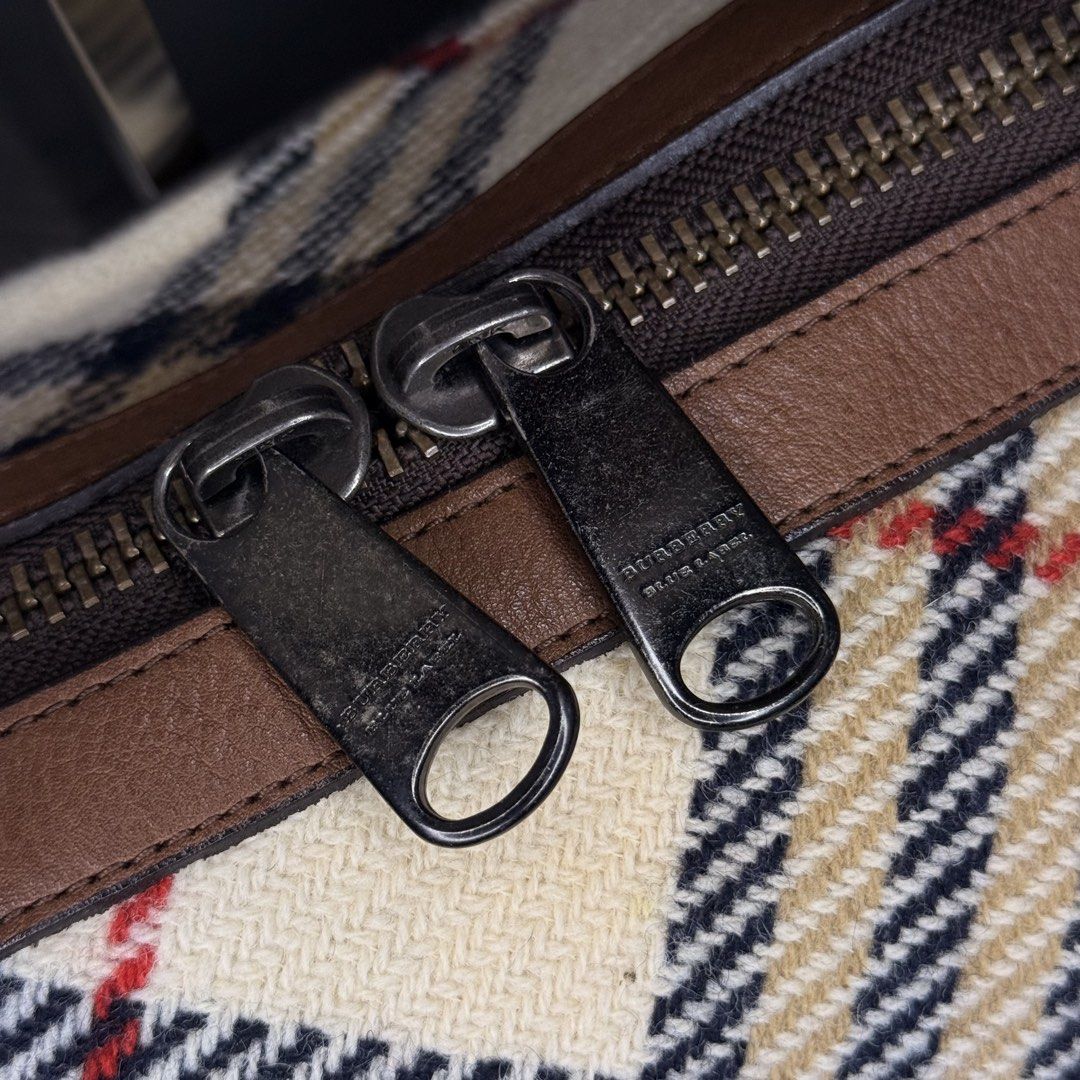 Burberry Blue Label Vintage Bowling Bag (Category: Luxury Bags & Wallets) located in Manila. Submitted by saintjohnn (Listing ID 1451130907, Image 3). Description: Burberry Blue Label Vintage Bowling Bag Width: 15" Length: 10" Depth: 6" Excellent Condition Sign of Usage ₱10,000.