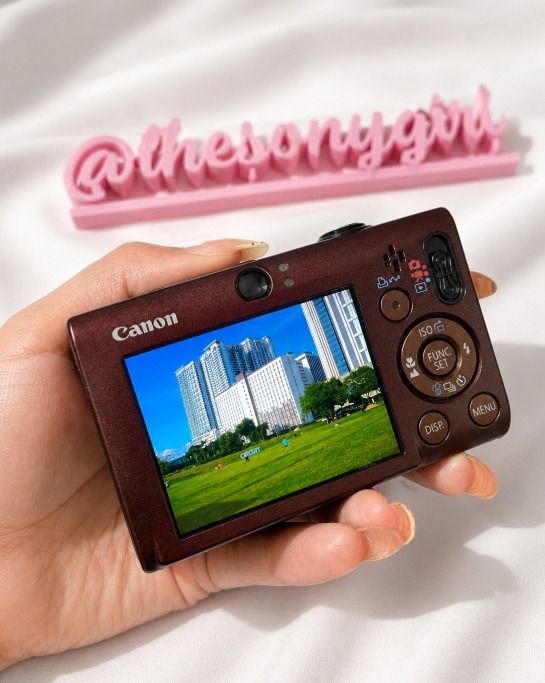 Canon IXY 20 IS Vintage Digital Camera (Category: Cameras) located in Quezon City. Submitted by thesonygirl (Listing ID 1451022419, Image 2). Description: 📸 Canon IXY 20 IS The Canon IXY 20 IS is known for its beautiful CCD colors and compact premium design. Whether you're collecting digicams or looking for that authentic Y2K aesthetic, this camera delivers crisp photos with vibrant colors and a lovely flash look. Most famous for its soft and dr