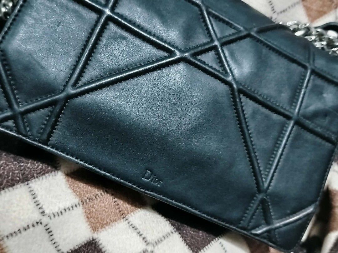 Dior Black Leather Chain Shoulder Bag (Category: Luxury Bags & Wallets) located in Manila. Submitted by rose_onlineshop28 (Listing ID 1451028104, Image 2). Description: Preloved, Medium size.