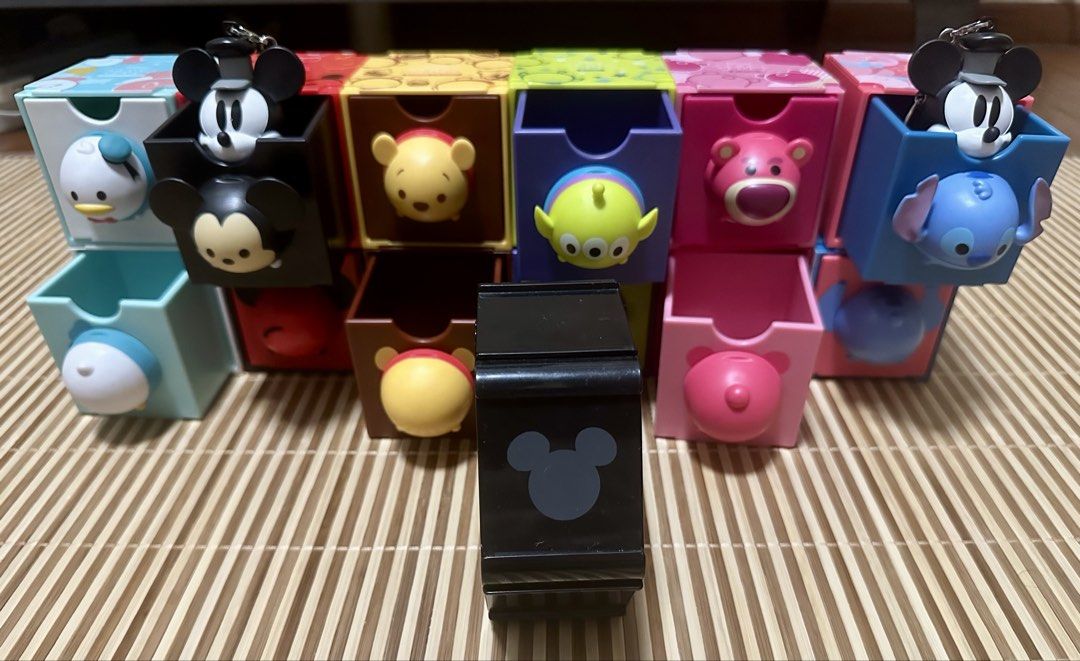 Disney Tsum Tsum Stackable Storage Boxes with Figures515749093468416004
