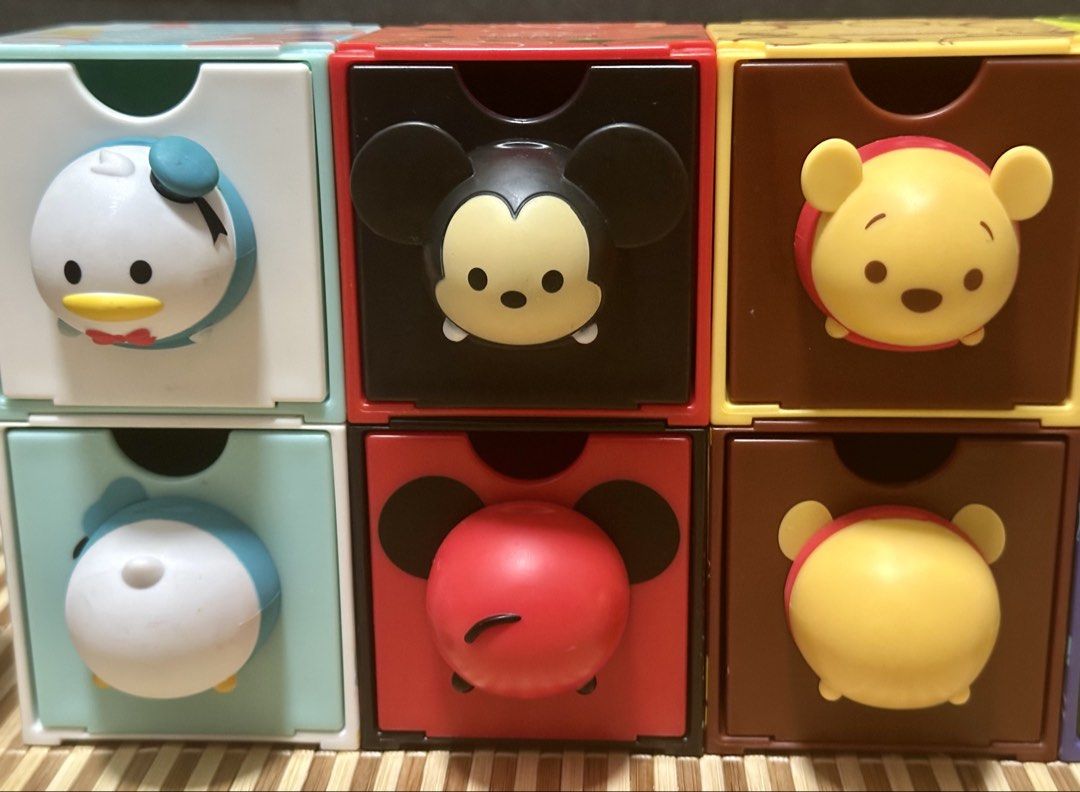 Disney Tsum Tsum Stackable Storage Boxes with Figures515749093468416007