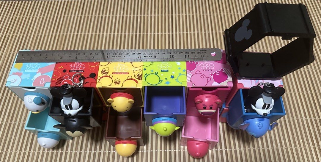 Disney Tsum Tsum Stackable Storage Boxes with Figures515749093468416003