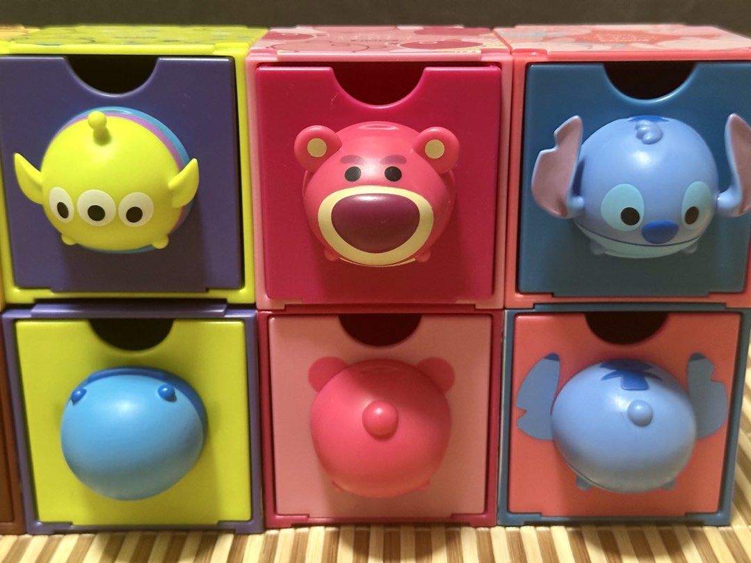 Disney Tsum Tsum Stackable Storage Boxes with Figures515749093468416006