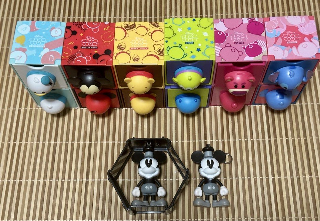 Disney Tsum Tsum Stackable Storage Boxes with Figures515749093468416001