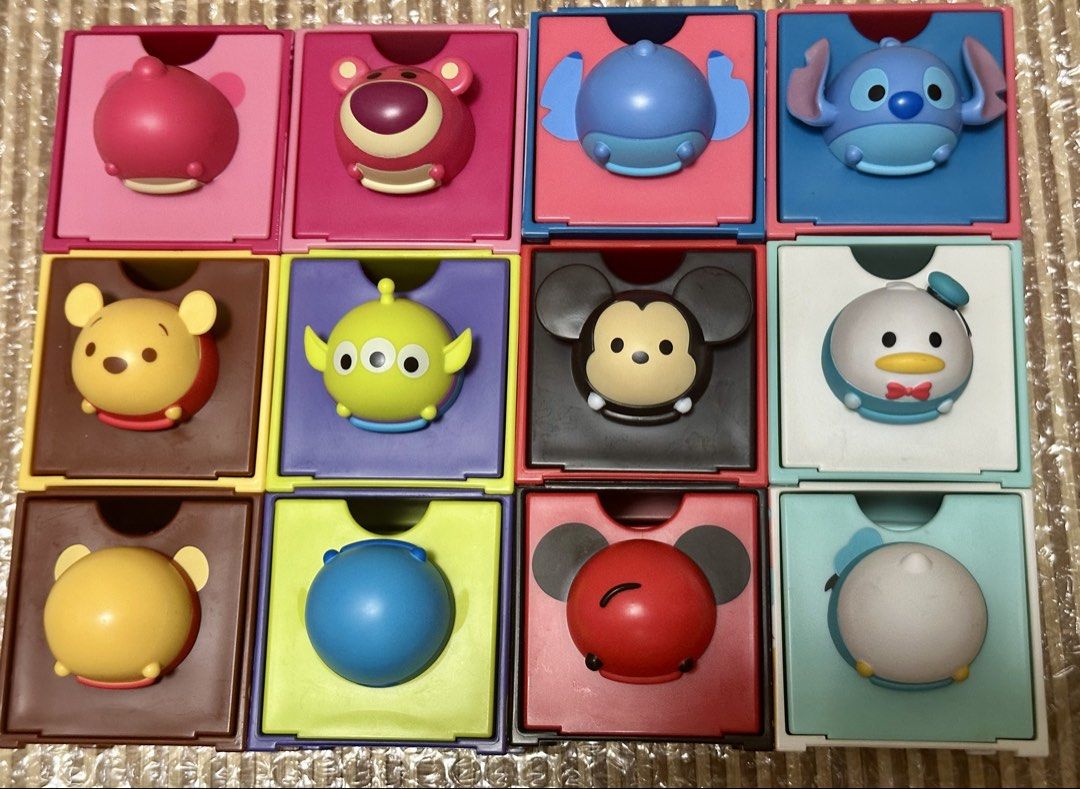 Disney Tsum Tsum Stackable Storage Boxes with Figures515749093468416005