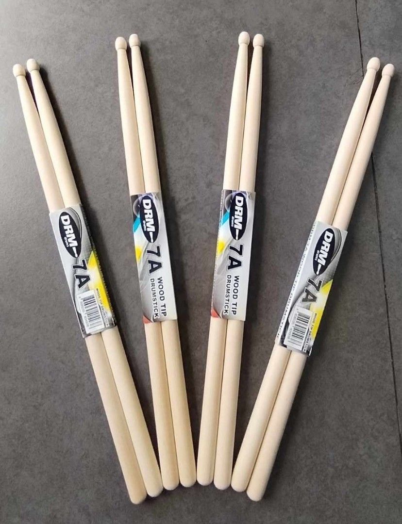 Drumsticks by pair (Category: Musical Instruments) located in Quezon City. Submitted by bellemarketing (Listing ID 1450982983, Image 2). Description: Drumsticks for sale Sold by pair Available in 5A or 7A For pick up.