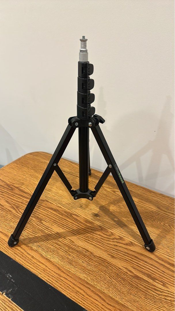 Elite Hood Smartphone Stand, Camera Equipment, Tripod, Foldable (Category: Mobile & Tablet Accessories) located in Miranda. Submitted by abbie.corner (Listing ID 1450949926, Image 2). Description: Elite Hood Smartphone Stand, Camera Equipment, Tripod, Foldable Comes with bag, can raise about 155cm Sold as it, Pls note no smartphone holder included .