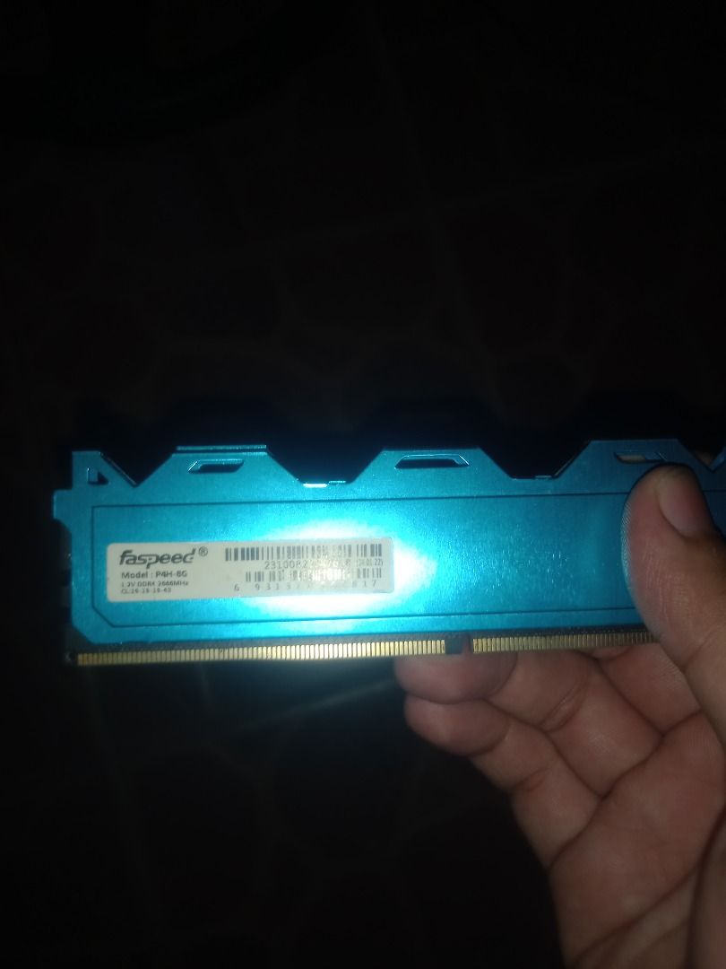 FASPEED 8GB 2666MHZ RAM DDR4 (Category: Computer Parts) located in Quezon City. Submitted by mrdane17 (Listing ID 1451098693, Image 1). Description: For Sale Faspeed DDR4 8GB 2666MHZ RAM.