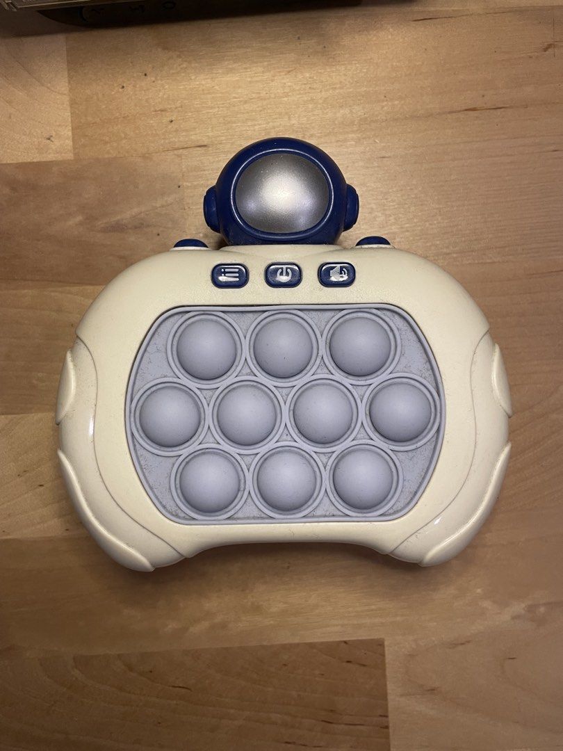Fidget Toy Push Game (Category: Interactive Toys) located in Manila. Submitted by oddowl_c3f3a3 (Listing ID 1451013601, Image 1). Description: Working battery, has sounds and lights note: is a bit dusty but can be cleaned 💵 mop: gcash 🚚 mod: gogoexpress 📍loc: qc SF handled by buyer RFS: decluttering .