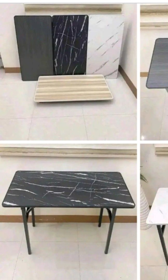 Folding table (Category: Tables & Sets) located in Manila. Submitted by yzcartph (Listing ID 1451130512, Image 1). Description: 40x80cm 950 50x100cm 1150 60x100cm 1200 60x120cm 1300 40x120cm 1350.