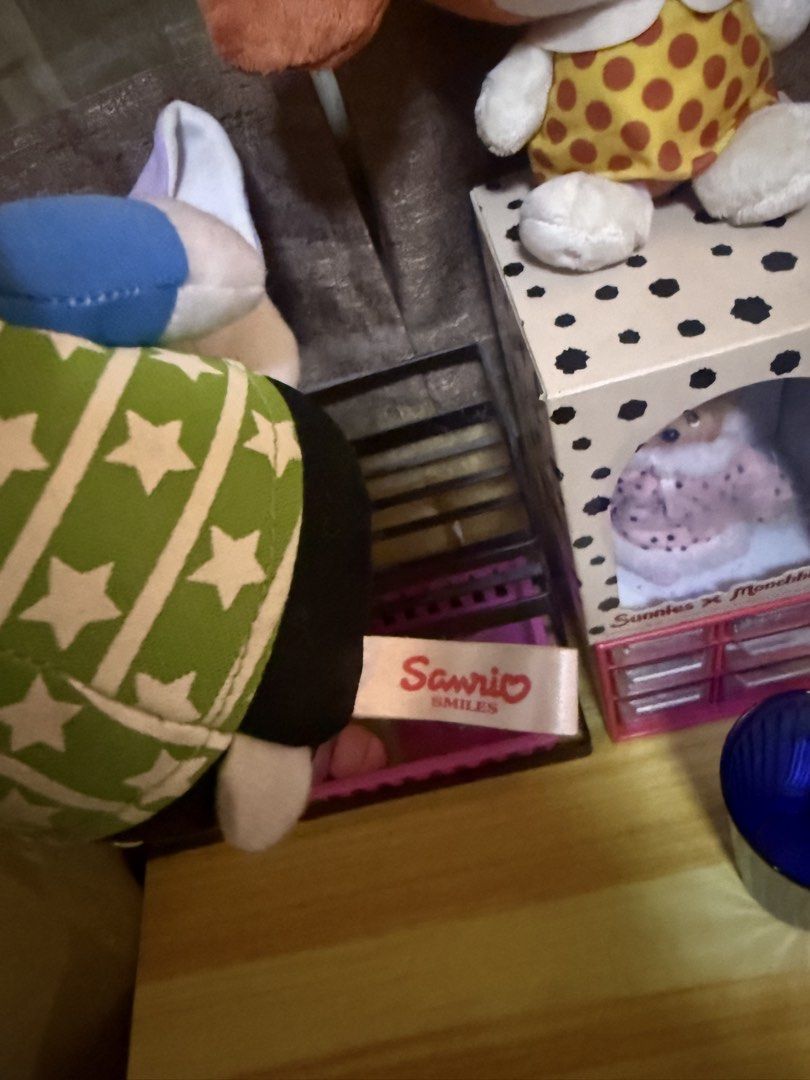 Hello Kitty Stuff Toys (Category: Plushies & Soft Toys) located in Bulacan. Submitted by apparela (Listing ID 1451056328, Image 3). Description: take all for ₱300 with tags except the purple one, cut na yung tag need wash.