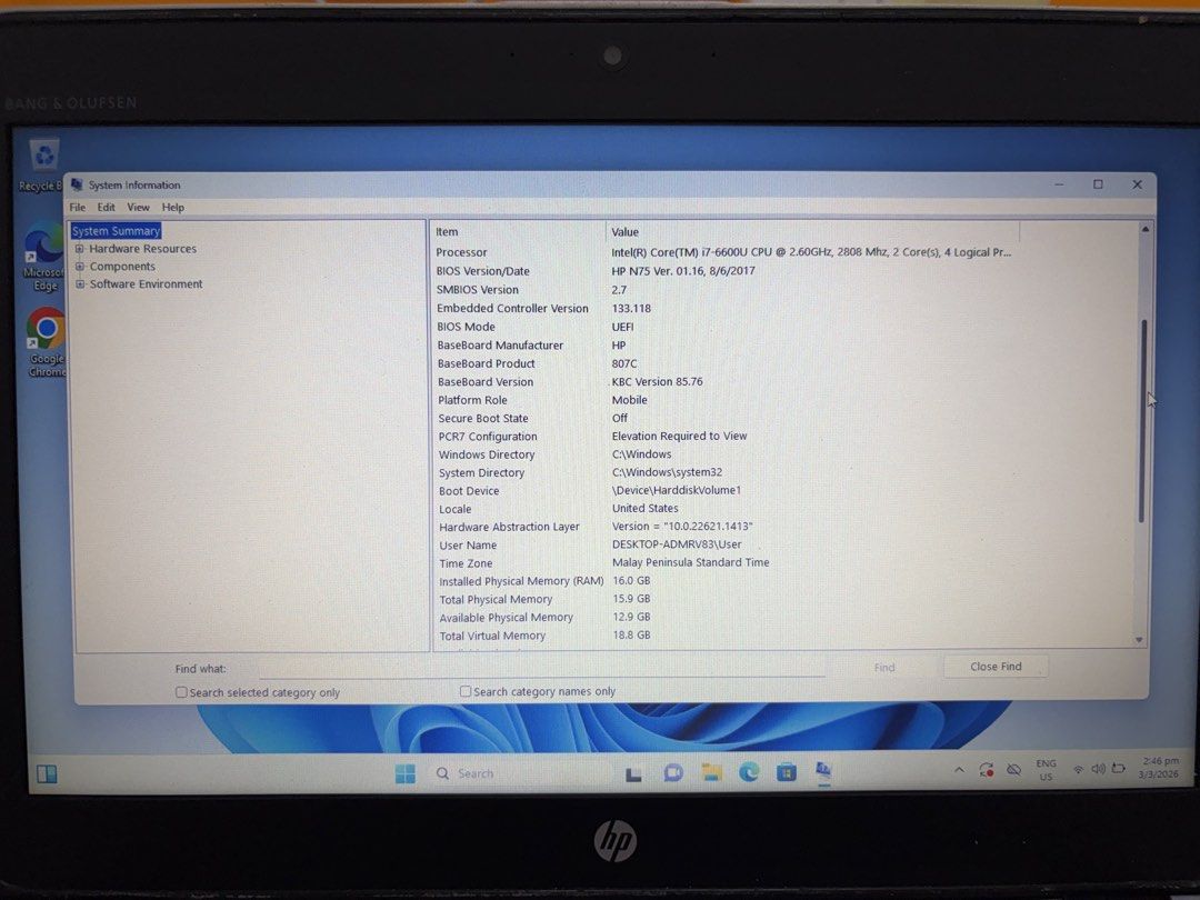 HP EliteBook 820 G3515432842119106563