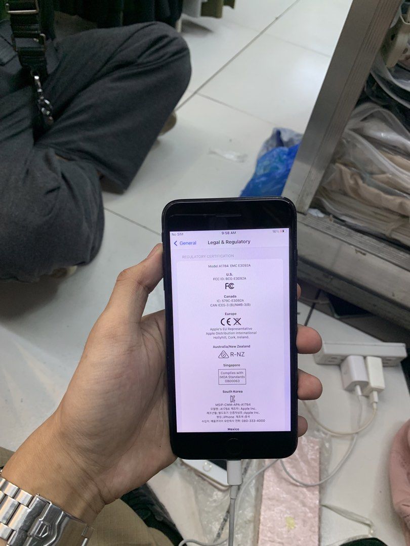 iPhone 7Plus 128GB (Category: iPhone 7 Series) located in Manila. Submitted by quick_gadget (Listing ID 1451119052, Image 3). Description: IPHONE 7PLUS 128GB NO SIM RESTRICTION (ANYSIM) NO REPLACE PART GOOD HOMEBUTTON FINGERPRINT NOT WORKING 100%BATTERY HEALTH GOOD BOTH CAMERA&UNLI RESET NOT PERSONAL USE UNIT ONLY INCLUSION: CHARGER&CASE PRICE:3500 PM TO INTERESTING .